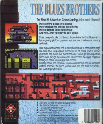 Blues Brothers, The box cover back